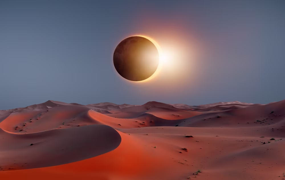 Djerba Under the Eclipse: A Journey Between Sea, Desert and Sky